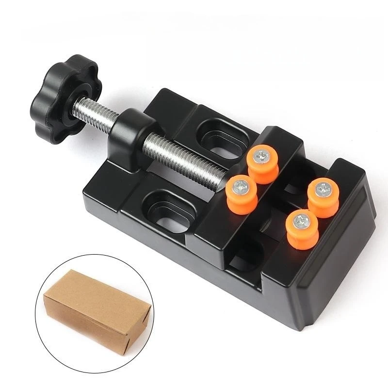 DIY Sculpture Craft Carving Tool Universal Jaw Bench Clamp Mini Drill Press Table Vise Fixing Small Parts Jewelry Watch