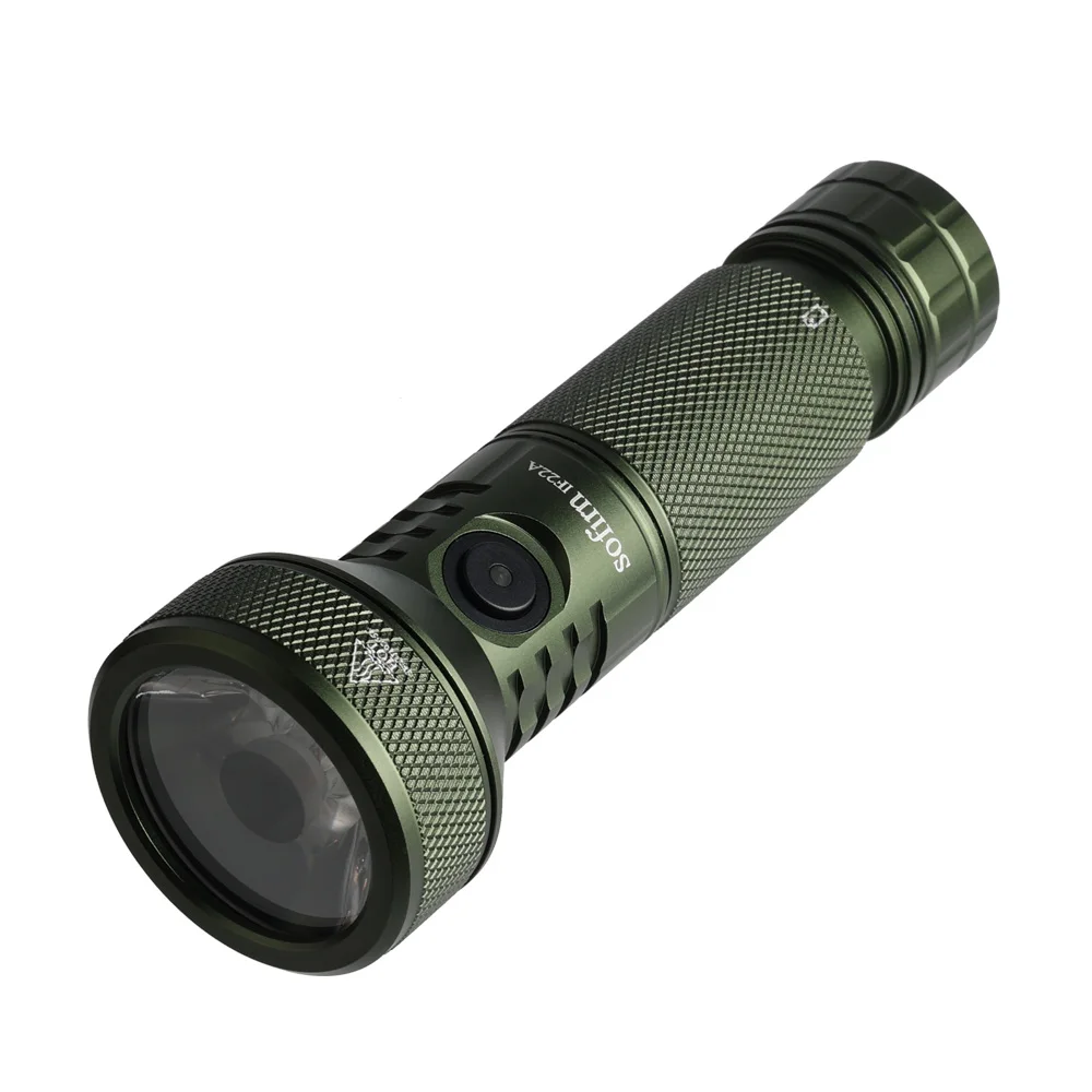 New Color Sofirn IF22A TIR Optics 2100lm SFT40 Powerful LED Flashlight Type C 3A Rechargeable and Reverse Charging Long Throwing