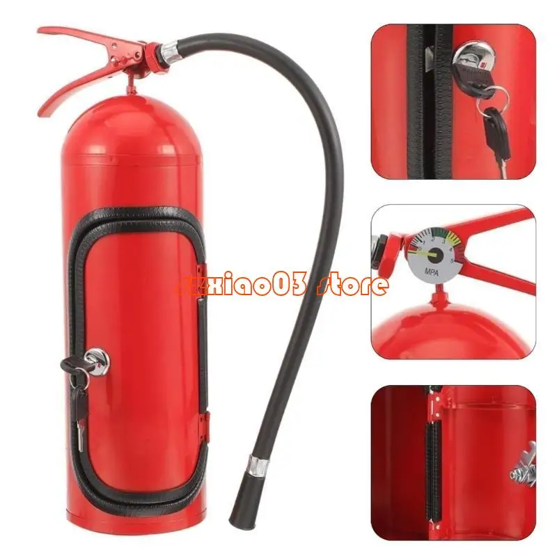 

103C Innovative Extinguishers Appearance Wine Storage Container for Gifting Champagne Liquor Holder Decorative Wine Box
