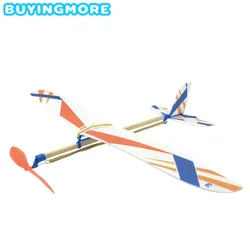 DIY Assembly Planes Model Kits para Crianças, Elástico, Aeronaves, Espuma, Plástico, Brinquedo da Ciência, Presentes para Crianças