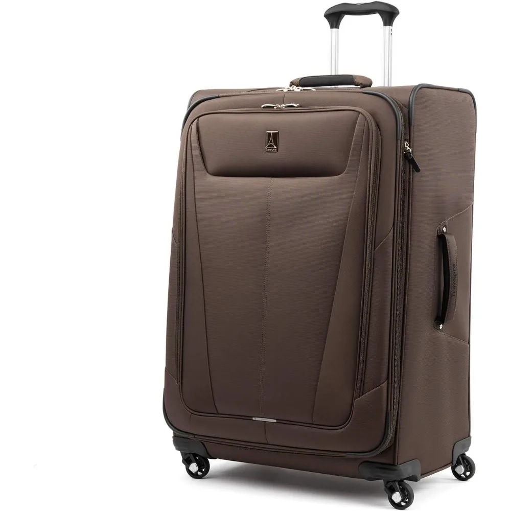 bagagem expansível aérea de hélio paris com rodas giratórias, ameixa, grande controlada de 28 polegadas