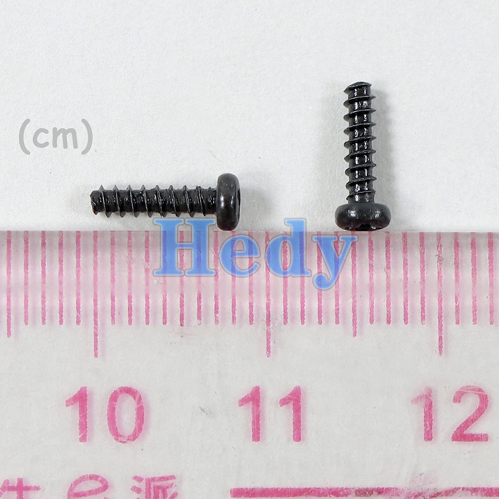 80PCS Black Round Head Screw Alloy Cross Bolts Screws For PS2 PS3 Wireless Controller
