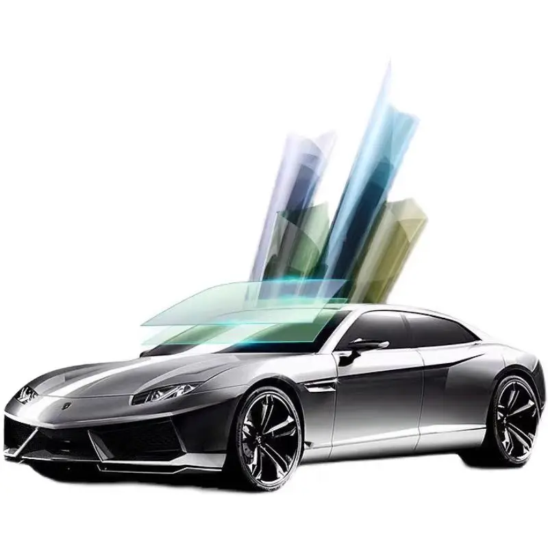 ฟิล์มกรองแสงนาโนเซรามิกกันความร้อน ป้องกันความเป็นส่วนตัว ขนาด 1.52*30 เมตร รุ่น Ultra HD ปี 2025 ฟรีอุปกรณ์ติดตั้ง / ฟิล์มคาร์บอน