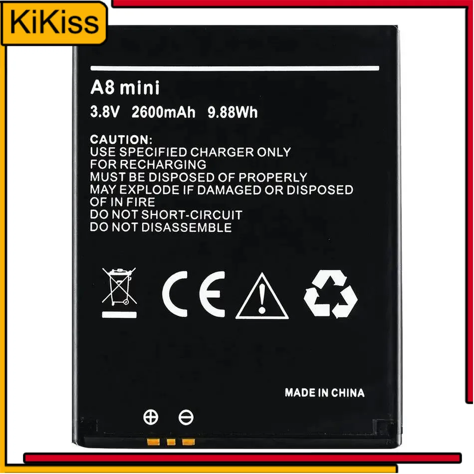 

For Agm A8 Mini Mobile Phone Environmentally Friendly Battery 2600Mah