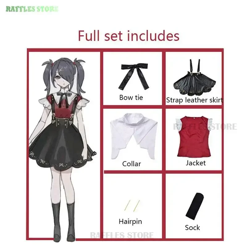 Gioco NEEDY GIRL STREAMER OVERDOSE Ame-Chan Costume Cosplay KAngel Punk Girls Gothic Lolita Abito nero Halloween Fancy Cosplay