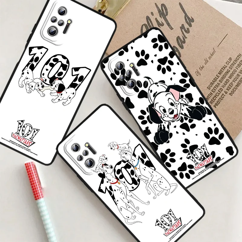 101 Spotted Dog Disney Cartoon For Xiaomi Redmi Note 13 12R 12 12S Turbo 11 11T 11S 10 10S Pro Plus 5G Black Back Phone Case