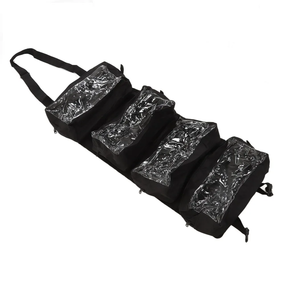 600D Oxford Cloth Roll Up Tool Bag Portable Detachable Pockets Tool Organizer Bag Large Capacity Rollable