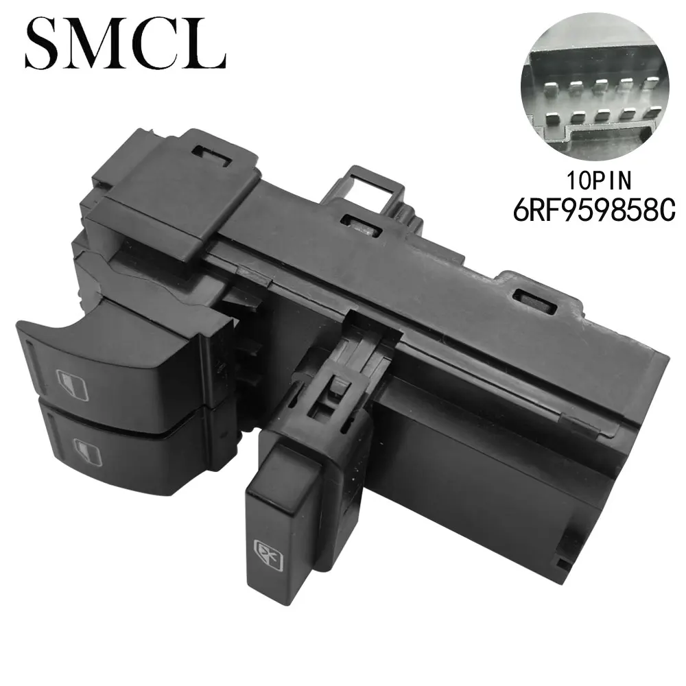 Interruptor de ventanilla eléctrica 6RF959858C para VW Polo/Derby/Vento-IND 2015-2022 Skoda RAPID 2012-2022