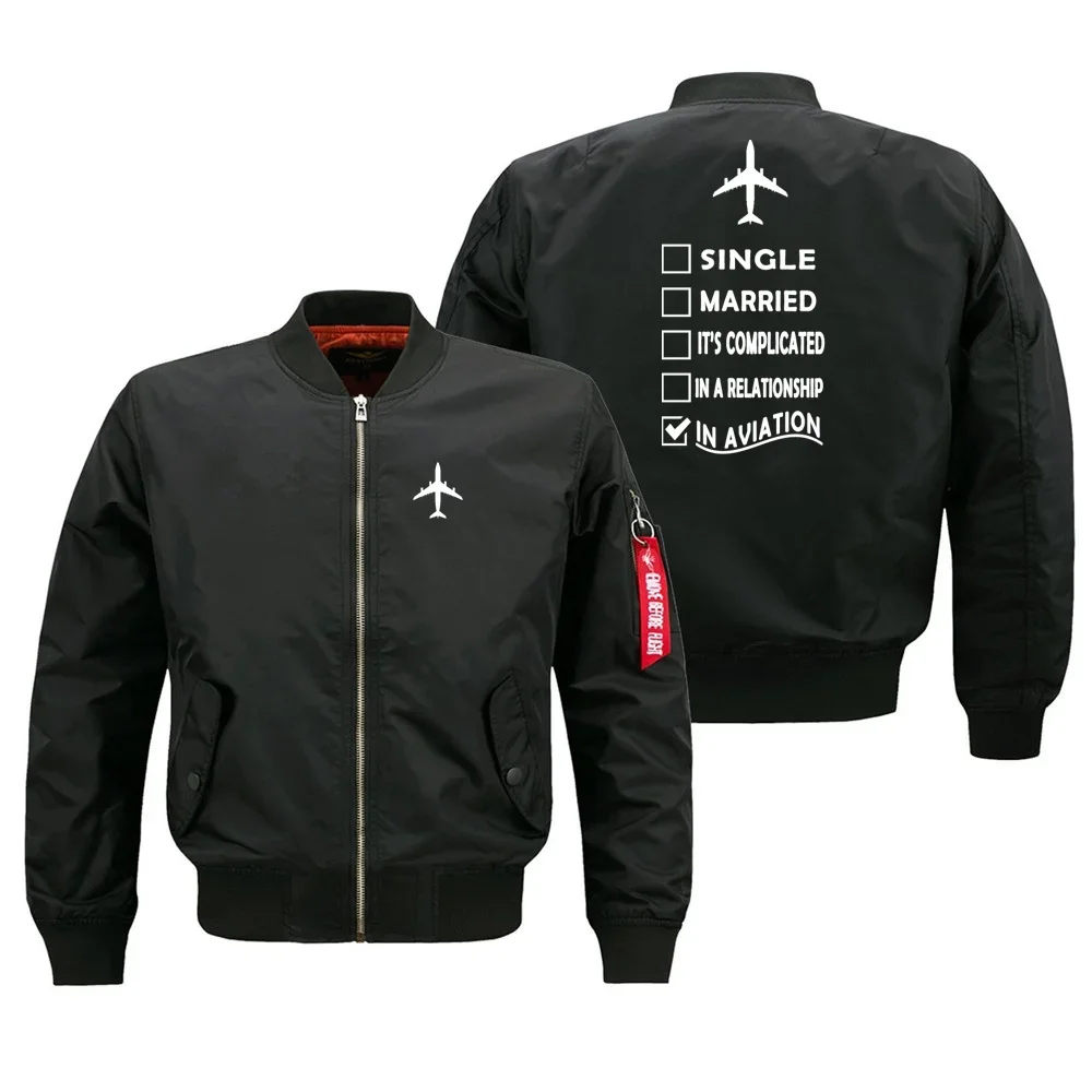 In Aviation New Aviation Pilots Ma1 Bomber Jacket Coats for Men Outdoor Military Man Baseball Jacket