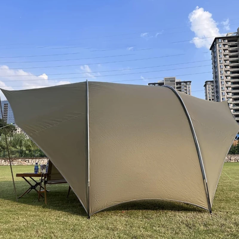 

Multi Functional Eggshell Canopy, High-quality Waterproof, Sunscreen, Waterproof Canopy, Beach Camping, Portable and Practical