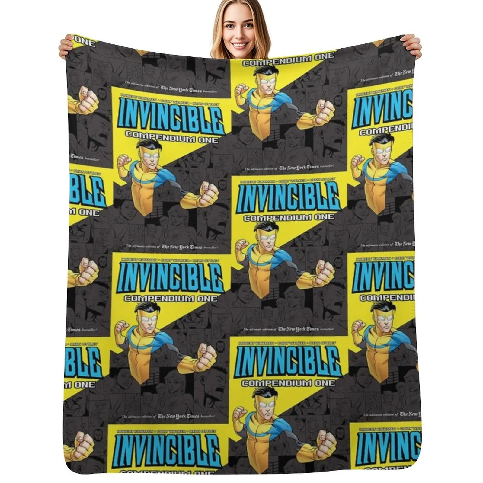 invincible cover Throw Blanket Modern Design Soft Blanket for Home Decor
