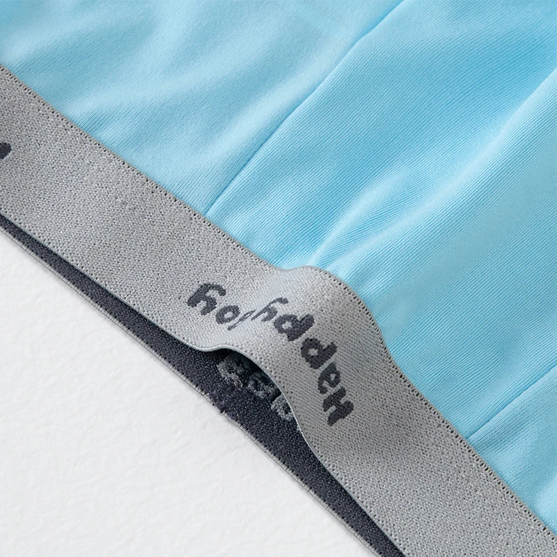 4-teiliges Set Jungen-Unterwäsche für alle Jahreszeiten, einfarbig, schlicht, bequeme Boxershorts mit elastischem Bund, Kinder-Shorts für Zuhause – Detail 11