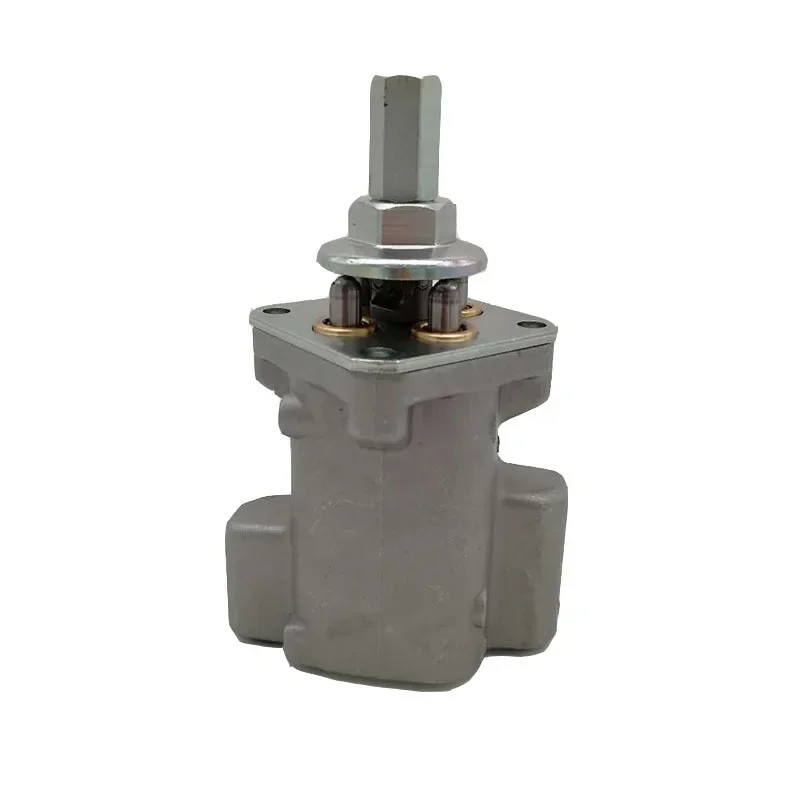Pilot valve operating rod handle assembly, control excavator accessories