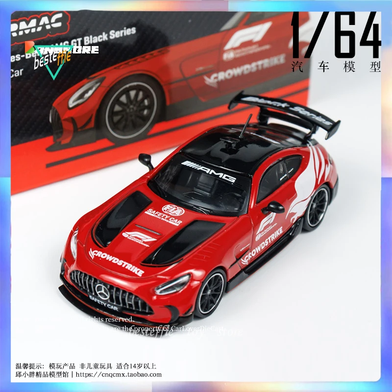 Tarmac Works Car Model 1/64 Benz Amg Gt Safety Car Model Simulation Alloy Room Display Cars Model Boy Collection Toys Gift