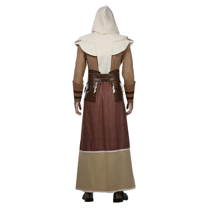 Disfraz de Cosplay de Temple Cos Guard para hombres adultos, zapatos, botas, abrigo de fantasía, uniforme, bata, trajes, traje de fiesta de Carnaval de Halloween