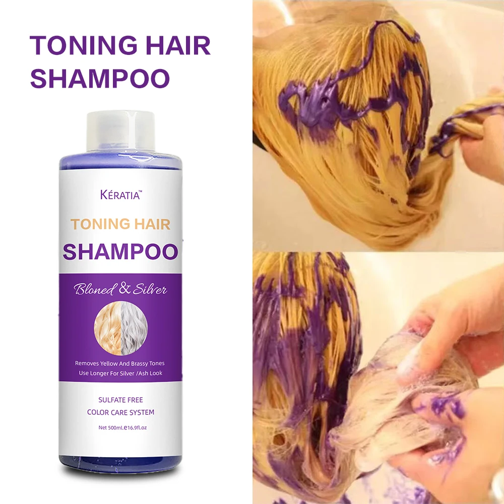 Purple organic amino acid anti forfora idratante germinal shampoo maschera per capelli cheratina king