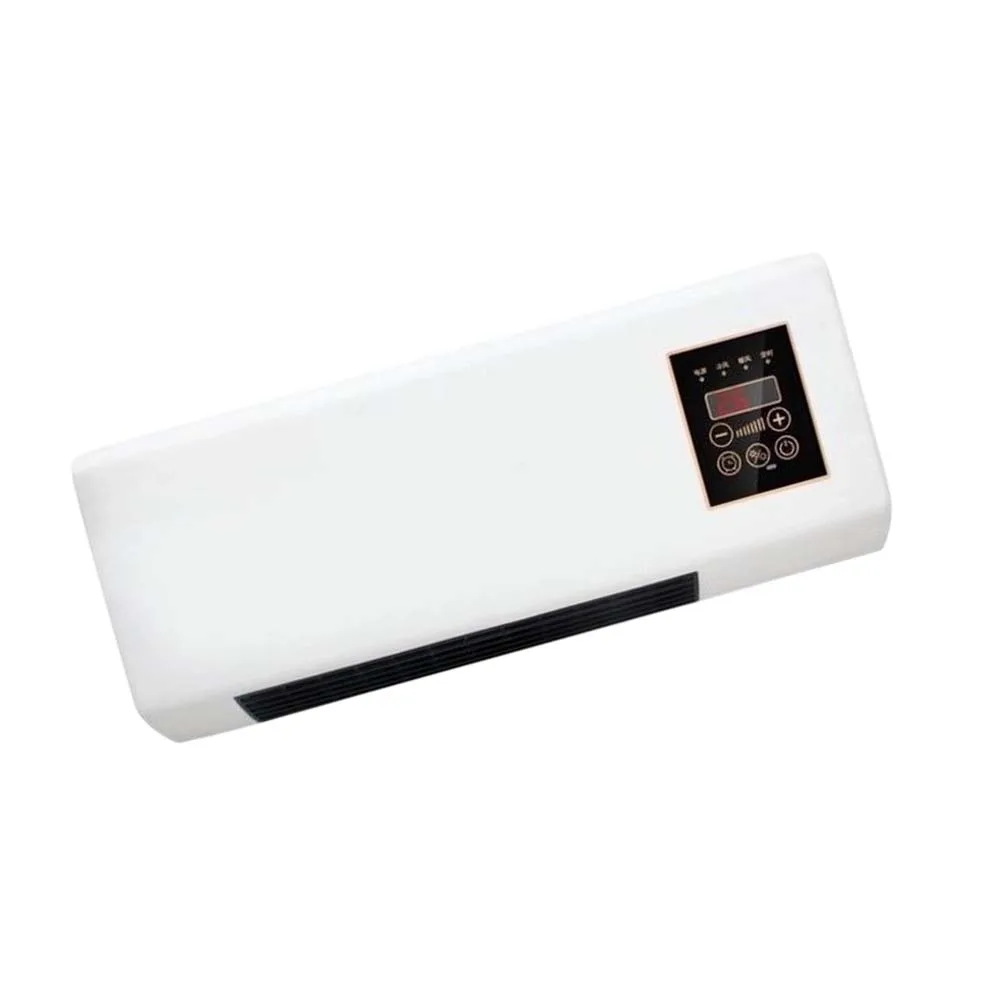 Wall-Mounted Air Conditioner with Integrated Heater for Combo Use 1800W Output 3-Speed Airflow Control 8-Hour Timer Function