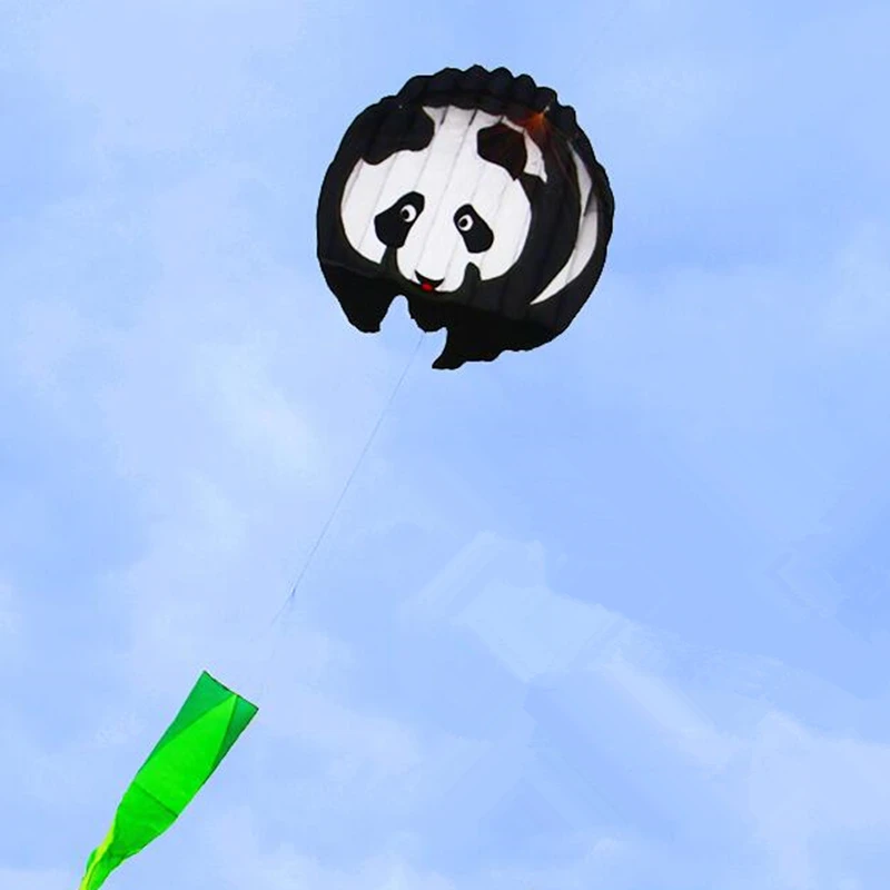 Panda vlieger grote zachte vliegers voor volwassenen vliegers vliegen windsurf loop in lucht buitenspeelgoed professionele vlieger drachen steigen cometas