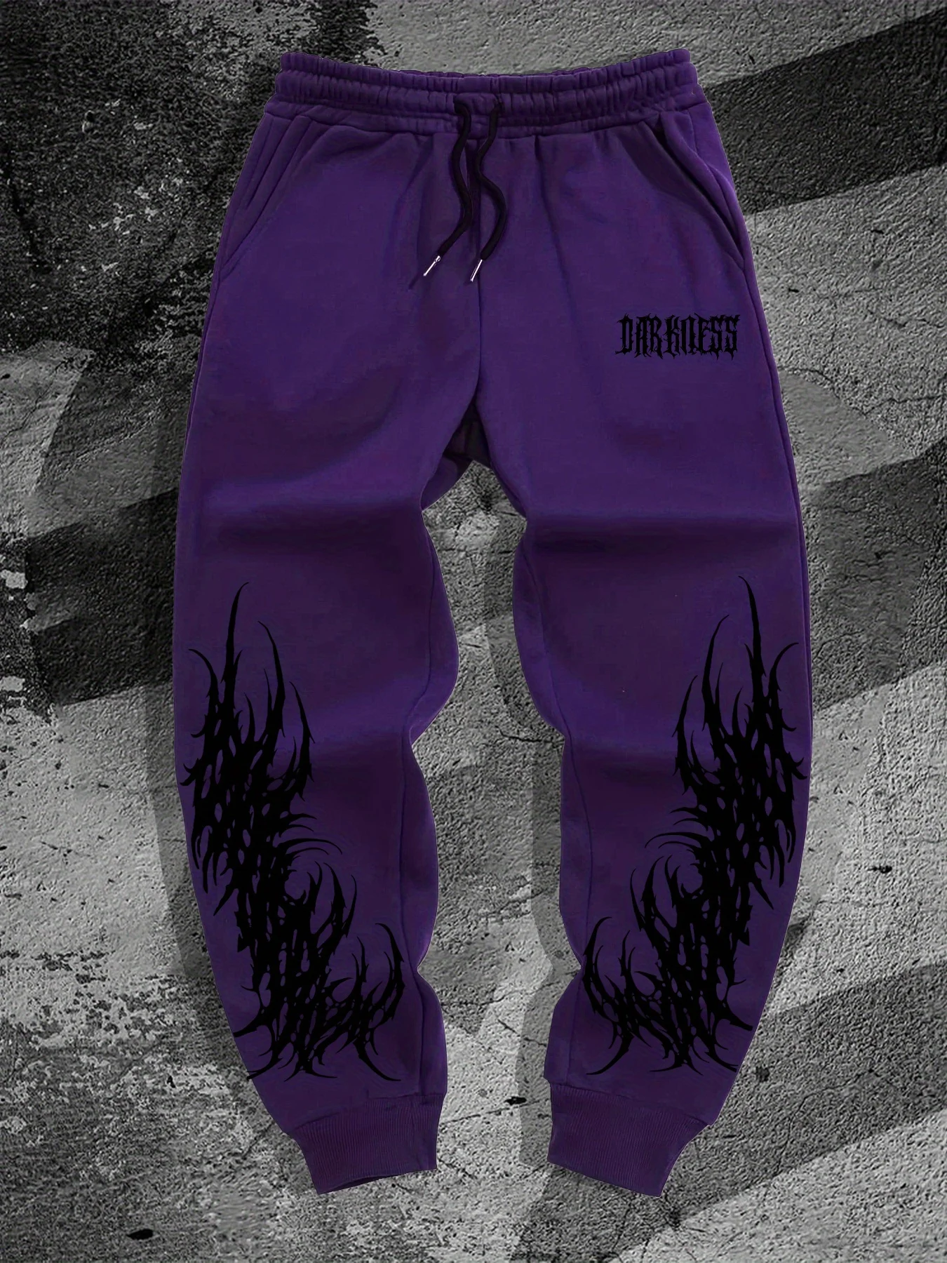 2026 New Sweatpants 2026 New Fashion Jogger Pants Men Darkness Gothic Print Streetwear Sweatpants For Hip Hop Style