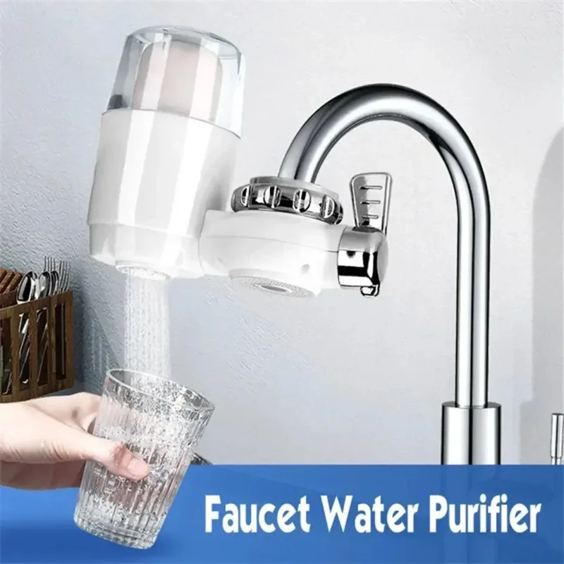 Tap Water Purifier Filter Kitchen Washable Replacement Faucet Rust Bacteria Long Lasting Ceramic Filtro Nine-Stage Clean Filter