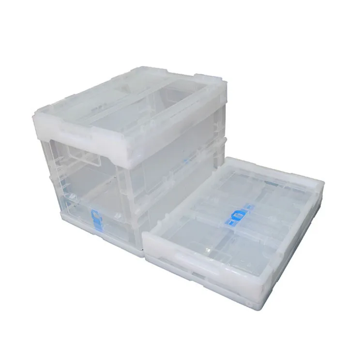 Clear Plastic Crates Storage Box, Foldable Medical Crate, Best Selling, Logo Customization S, TX3626285C