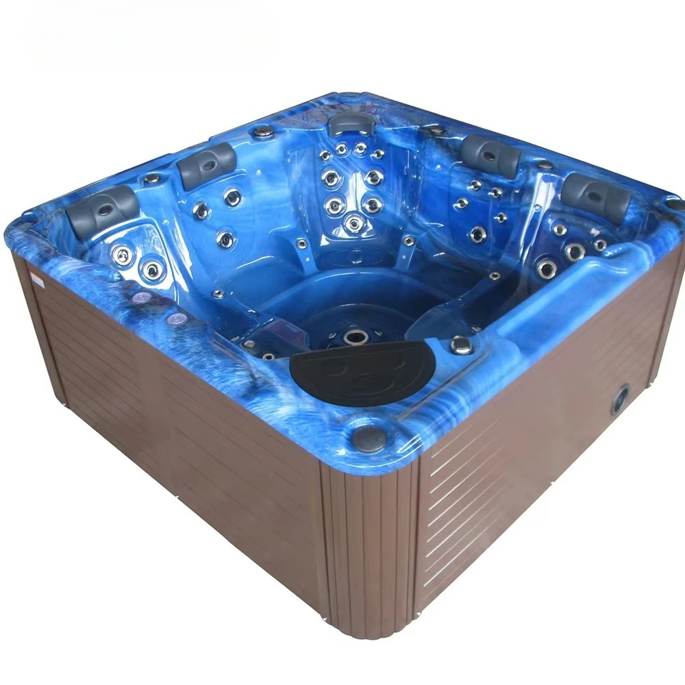 Luxury Large Size Swim Pool Above Ground Pool Hot Bath Tub Hydro Massage Outdoor Air Jet Whirlpool Bathtub Lazy SPA for 5 Person