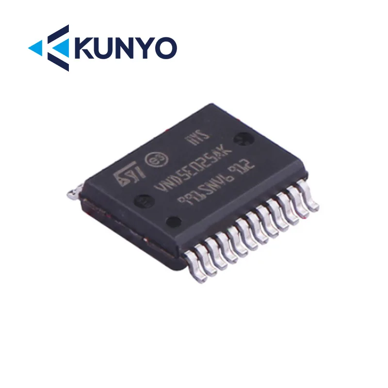 

integrated circuit VND5E050ACKTR-E VND5E050ACJTR-E VND5E025AKTR-E SSOP24 driver power switch ic chip