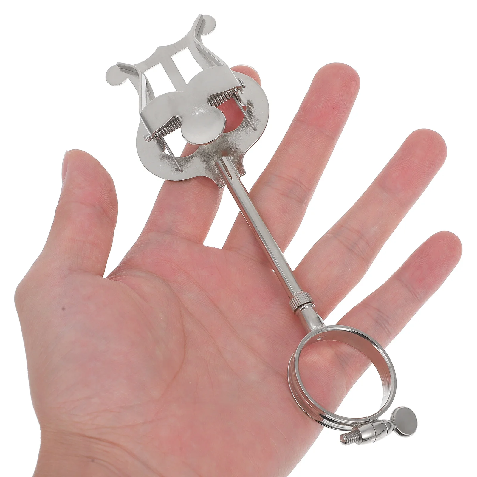 Muziekscore Clip Zilver Ijzeren Bladmuziek Houder Draagbaar Voor Klarinet Spelers Instrument Accessoires Notatie Klem