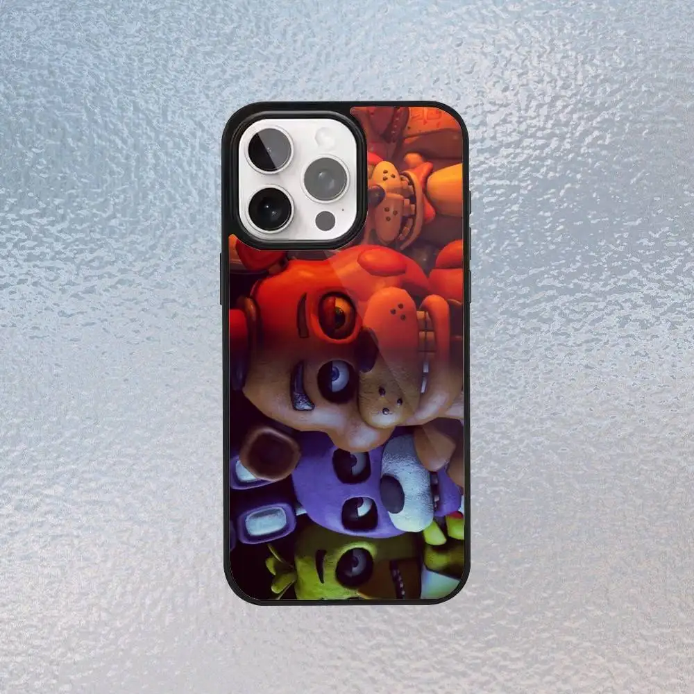 Funda de teléfono Five-Nights-At-Freddys F-Fnaf para iPhone 17,16,15,14,13,12,11 Plus,Pro Max, funda de carga inalámbrica magnética
