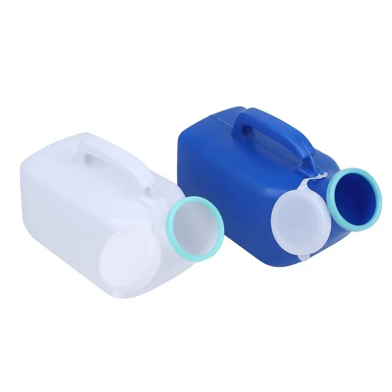 Portable Men Mobile 1200ml Toilet Car Travel Camp Urines Pee Handle Urinal Storage Urinary Bottle Disability Old Man Helper