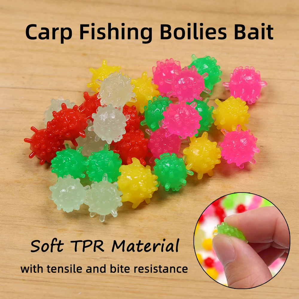 20PCS 10mm Carp Pop Up Fishing Floating Boilies Bait Soft Elastic Corn Flavour Lures Bottom Rig Material Saltwater Freshwater