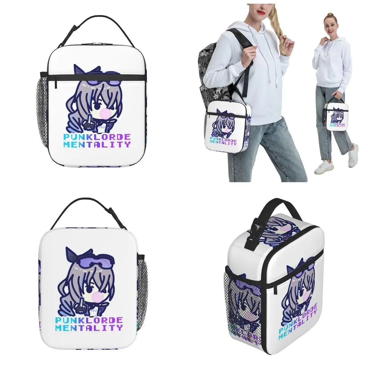 Insulated Lunch Boxes Honkai Star Rail Silver Wolf Game Fans anime Food Box INS Trendy Cooler Thermal Bento Box For School