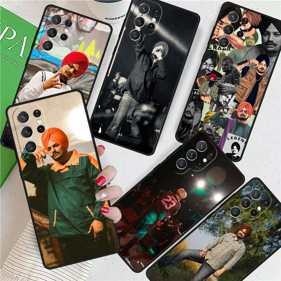 

Индийский рэпер Sidhu для Samsung Galaxy S24 Ultra S21 S22 S8 S9 S10E Note 10 20 Plus FE S23, чехол для телефона, чехол