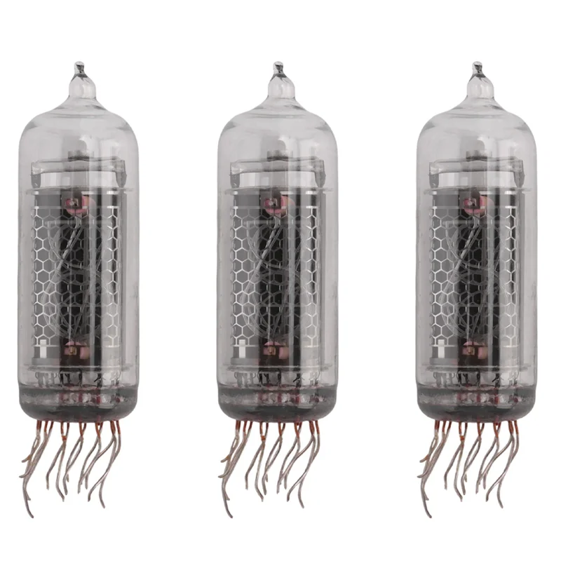 3Pcs New IN14 Glow Tube For Glow Clock Nixie Digital LED Clock Tube