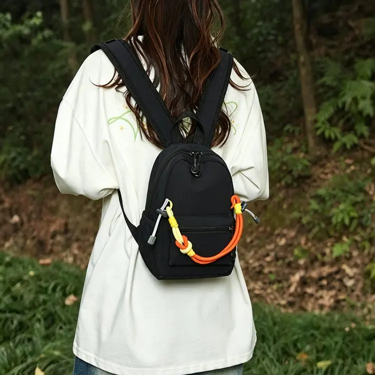 New Korean Style Color Block Backpack Commuter Class Dual Shoulder Bag for Men And Women High School And College Students
