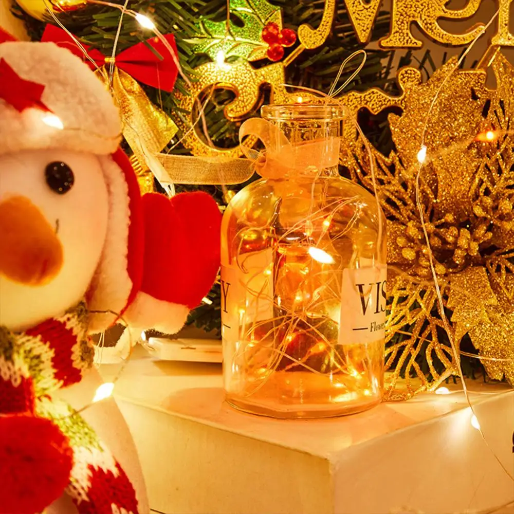 Impermeável LED String Lights para Decoração de Casa, Alimentado por Bateria, Festa de Casamento, Presentes de Natal, 30 LEDs, 3m