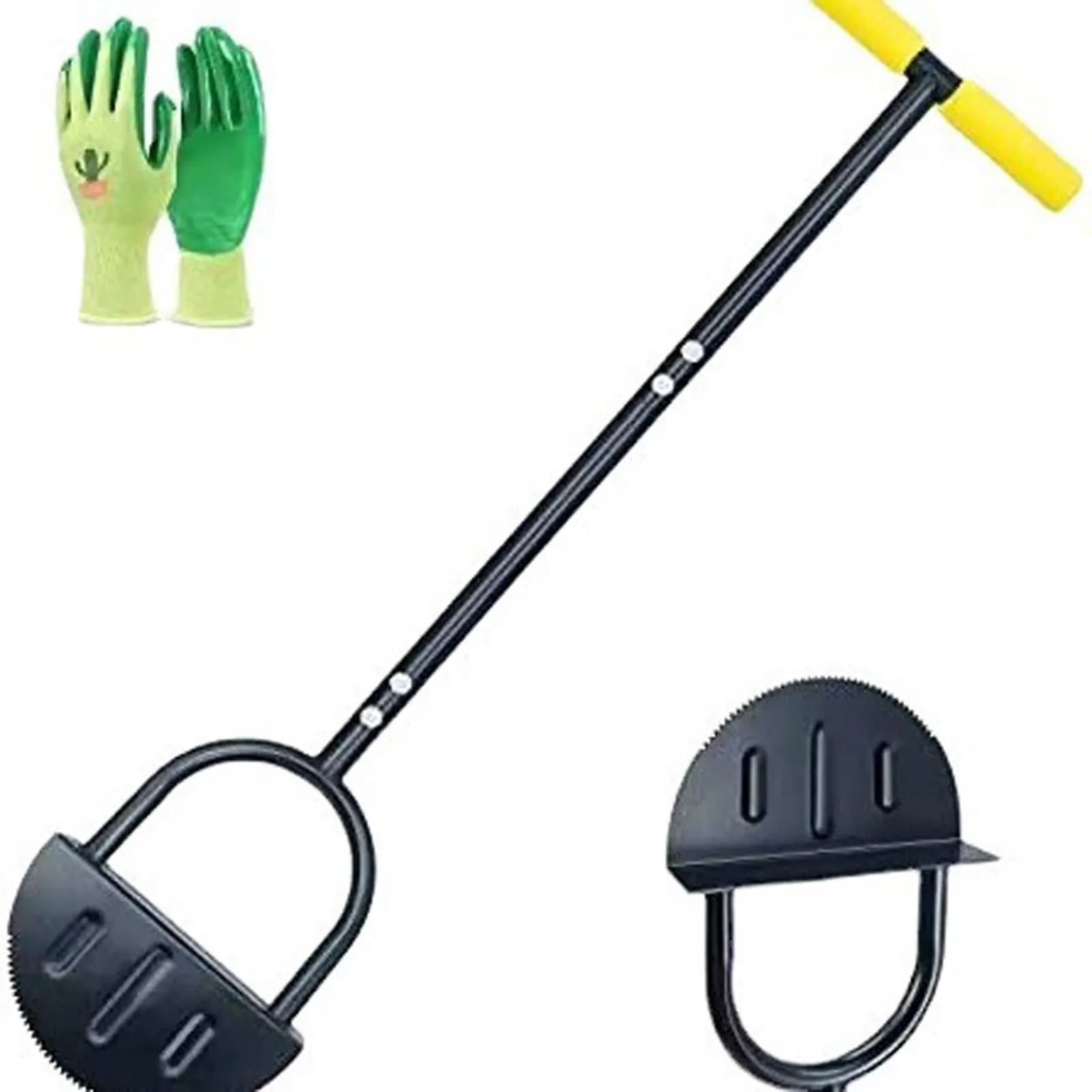 

Long Handle Grass Saw Cutter Handheld Feet Press Edge Cutting Shovel Spade Manual Saw-Tooth Lawn Edger Step Trimming Garden Tool