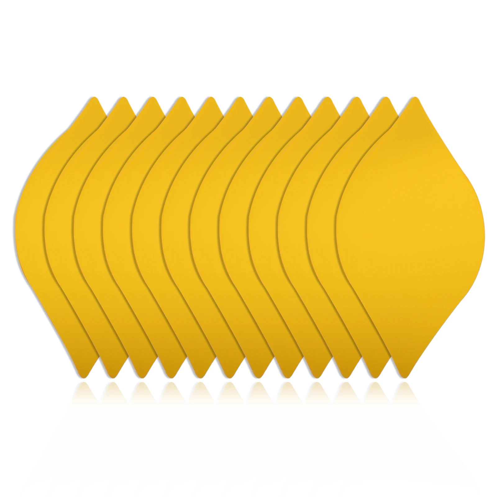 ملصقات ثلاثية الأبعاد ملصقات جدار صائق حائط الخلفية جدار زجاجي بابية 12 قطعة ديكور منزلي ذهبي أكريليك ذاتي اللصق للمنزل