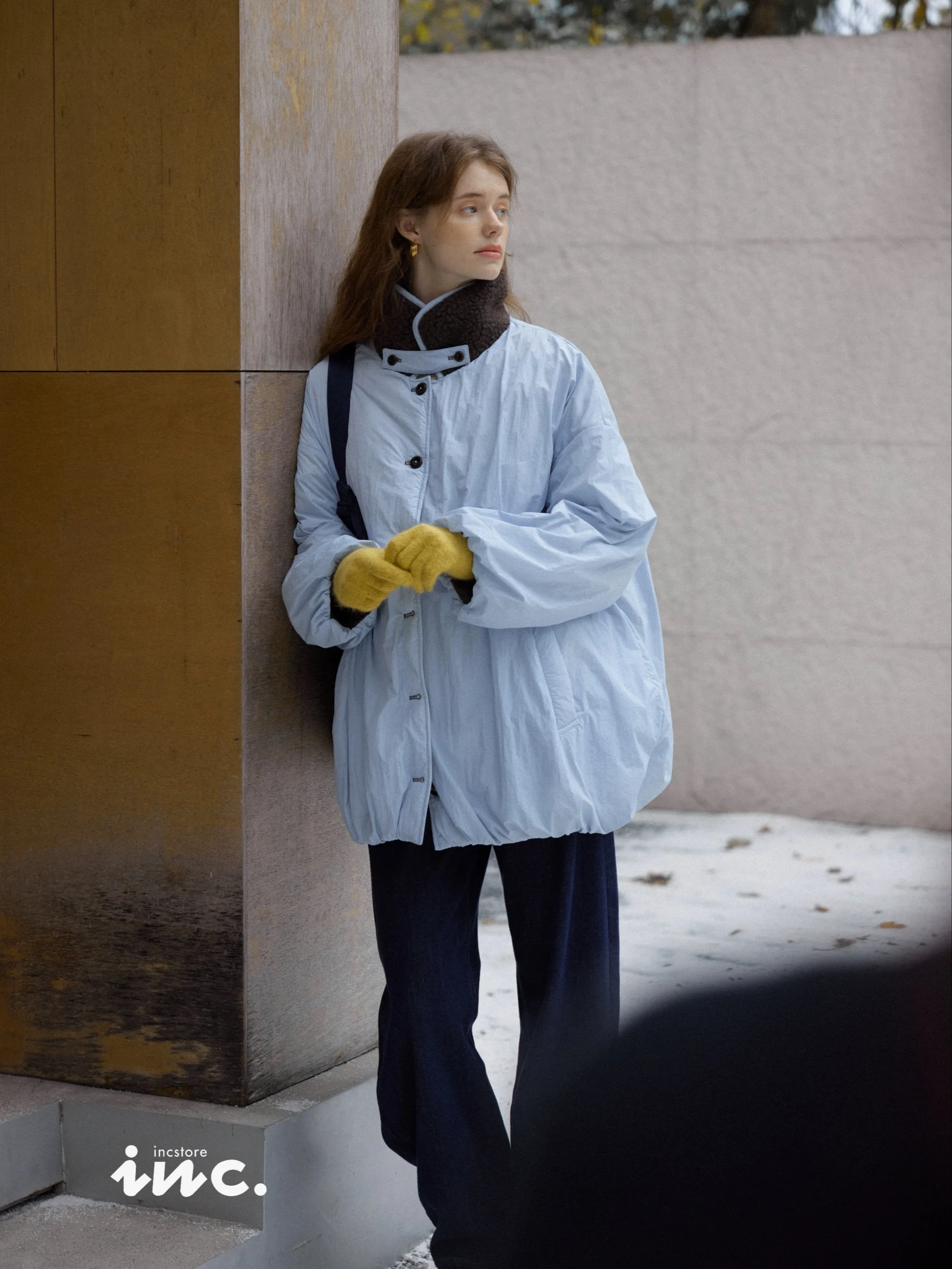 

Двусторонняя белая пуховая куртка-пуховик 2024 года, новинка зимы, с декоративной строчкой Sea Salt a Bloom, женское модное пальто