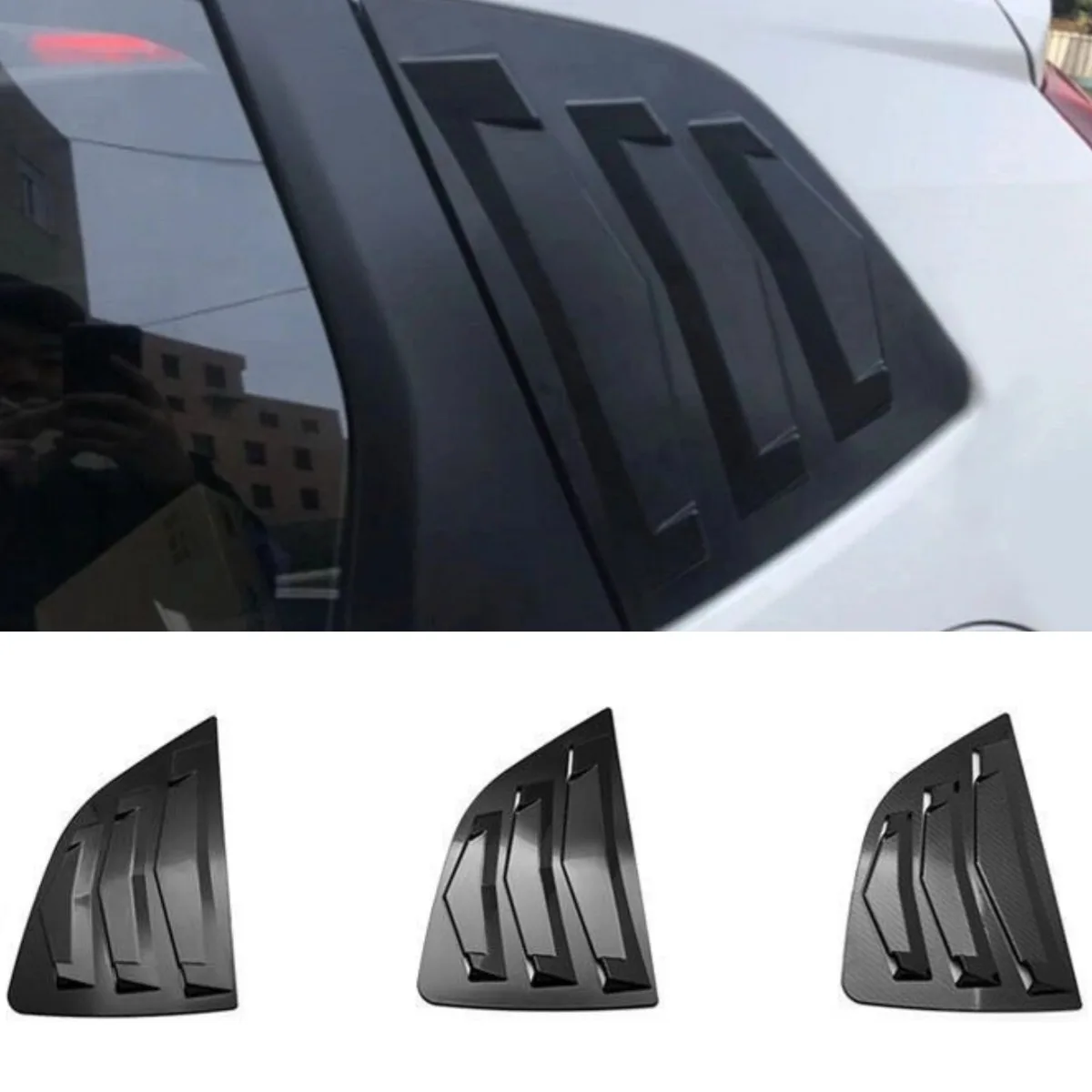 Car Side Rear Window Louver Shutter Cover Rear Quarter Panel Window Body Kit For Honda Fit 2014-2018 Exterior Accessories