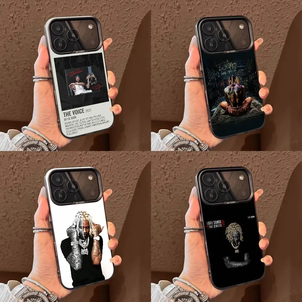 

L-Lil Durk Deep Thoughts Phone Case For iPhone 15,16,12,14,13,17,11,E,Max,Plus,Air,Pro,Mini Black Tpu Cover