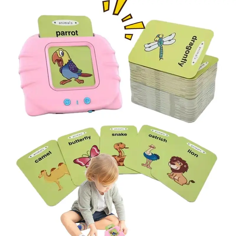 

Activities To Help Toddler Talk Smart Portable Toddler Toys Talking Flash Cards Adjustable Learning Toys Card Early Education