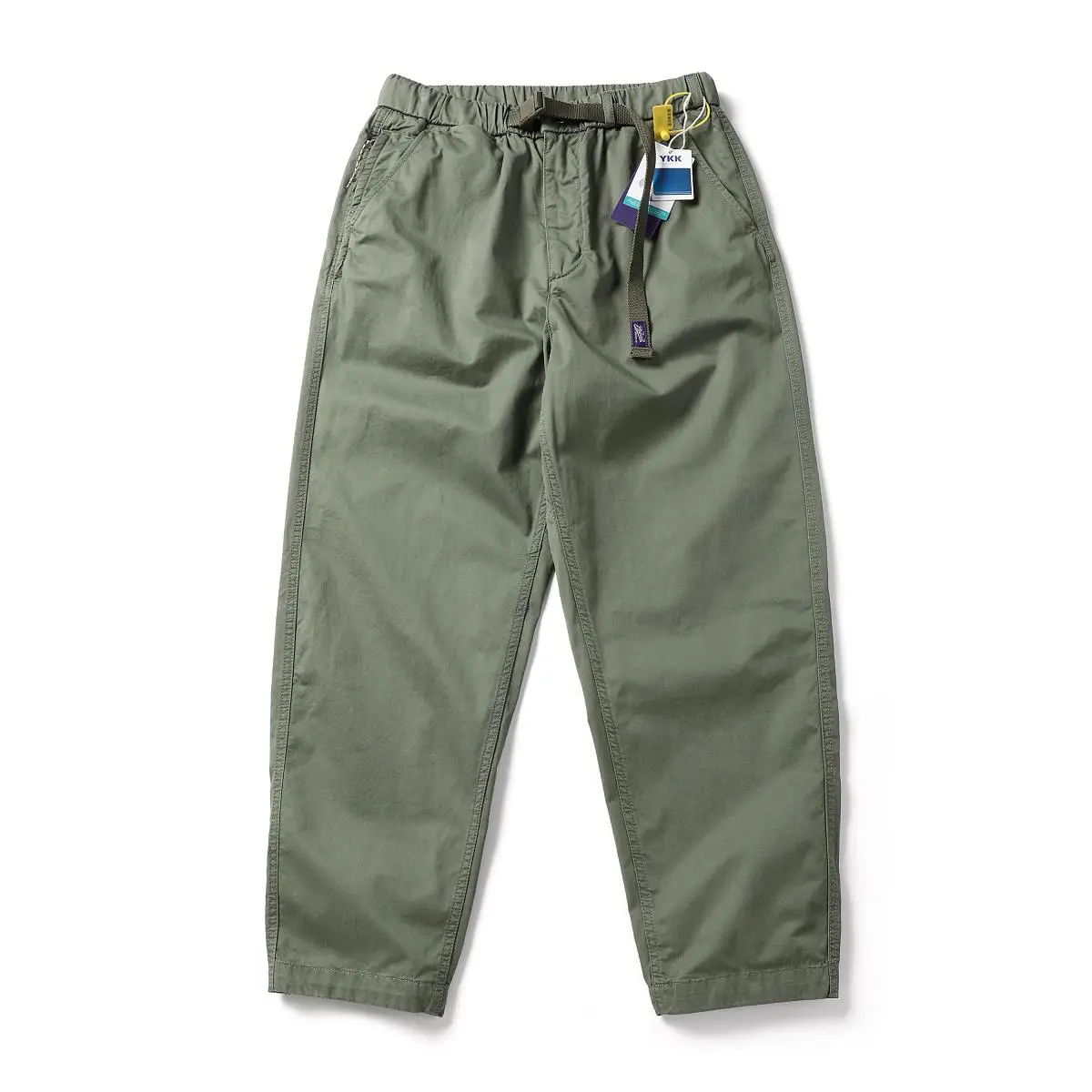 

100% хлопок, японская молодежная уличная одежда в стиле ретро, эластичная талия, карман для монет, свободные микроконущие повседневные широкие рабочие брюки Cityboy