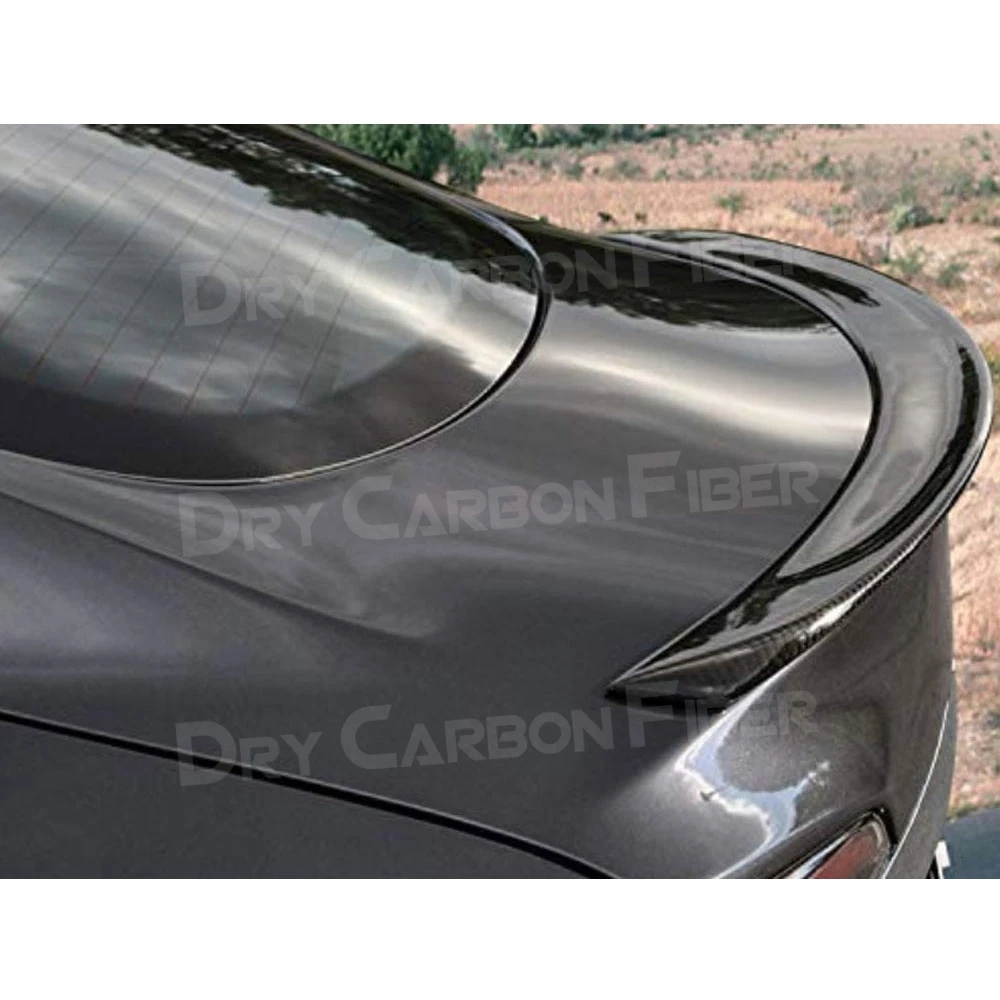 Carbon Fiber Rear Spoiler for Tesla Model S Sedan 60 70 75 85 90 D P85D P90D P100D 2012-2018 Rear Boot Trunk Wings