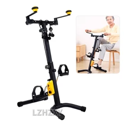 Indoor Mini Fitness Exercise Bike Treadmill Vertical Rehabilitation Bicycle Handrail Cycling Stepper Leg Pedal Trainer new