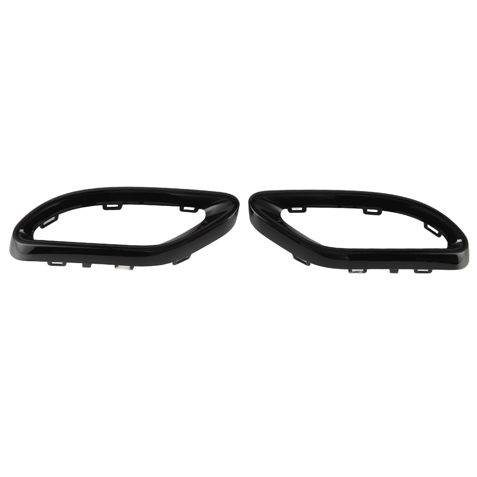 Embellecedor de punta de escape negro brillante, embellecedor de repuesto para mercedes-benz A B C E GLC cls-class W177 W247 W205 W213 X253 C257