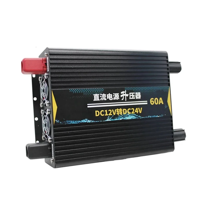 

Классический трансформатор 12 В до 24 В постоянного тока, 60 А, повышающий преобразователь постоянного тока в постоянный ток, 12 В до 24 В для автомобильного видеохолодильника