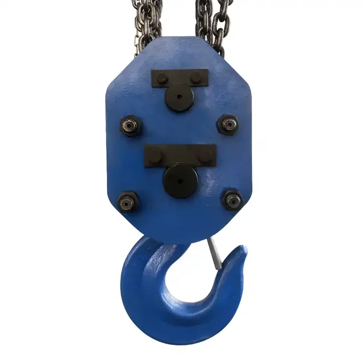 20 Ton Round Hoist G80 Chain Hoist Durable Safety Manual Lifting Tool Hand-powered Steel HSZ Type Key Word Chain Block