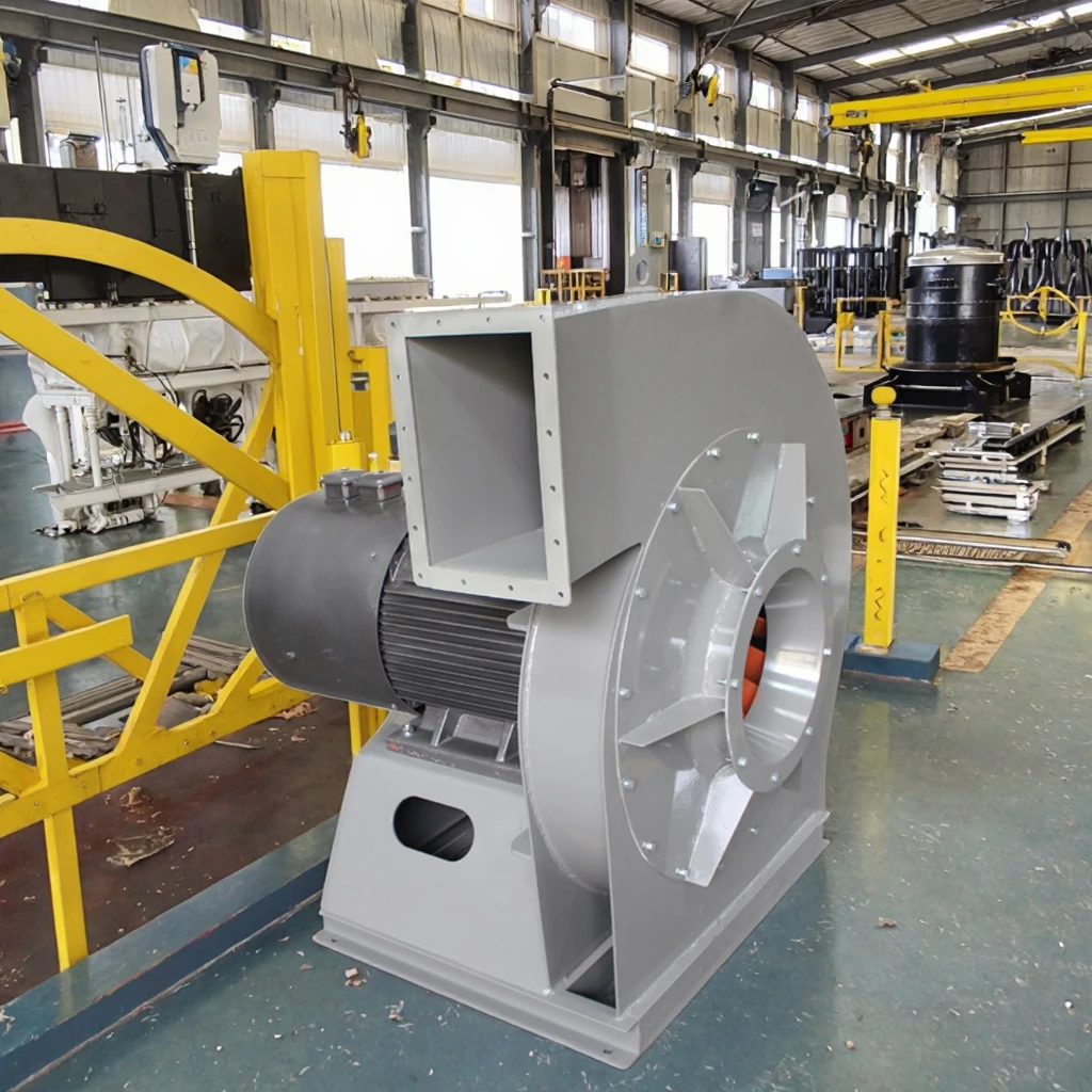 220V Free Standing Cast Iron Centrifugal Exhaust Fan High Temperature Resistant For Manufacturing Plants OEM Free Standing
