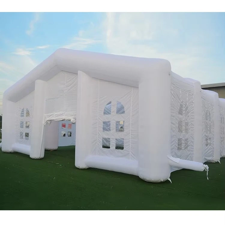 Outdoor High Quality Giant White Mobile Night Club Party Tents Inflatable Wedding Tent LED Light for Events Lvfrog ALWT-50 CE